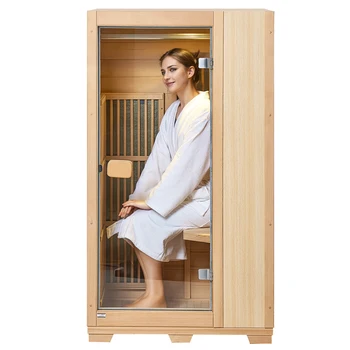 SucceBuy Far Infrared Wooden Sauna 1