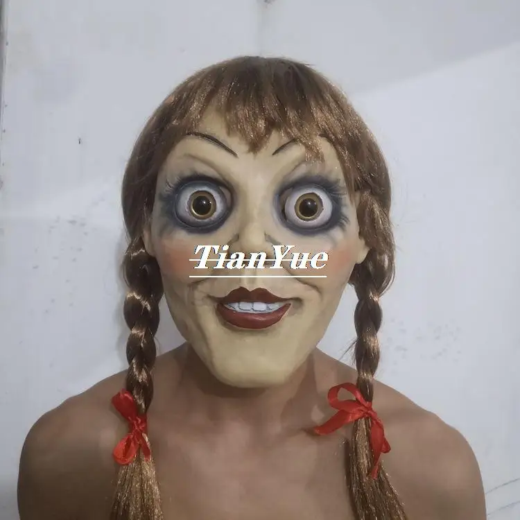 

Эмульсионная маска Annabelle Cos, Хэллоуин, страшное платье, реквизит для шоу
