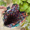 VB limited edition floral double shoulder backpack, pure cotton backpack, travel backpack 6