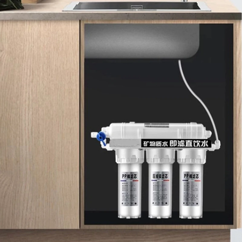 1pc Water Purifier Tap Water Filter Five Stage Ultrafiltration Purifier Home Kitchen Wall Hanging