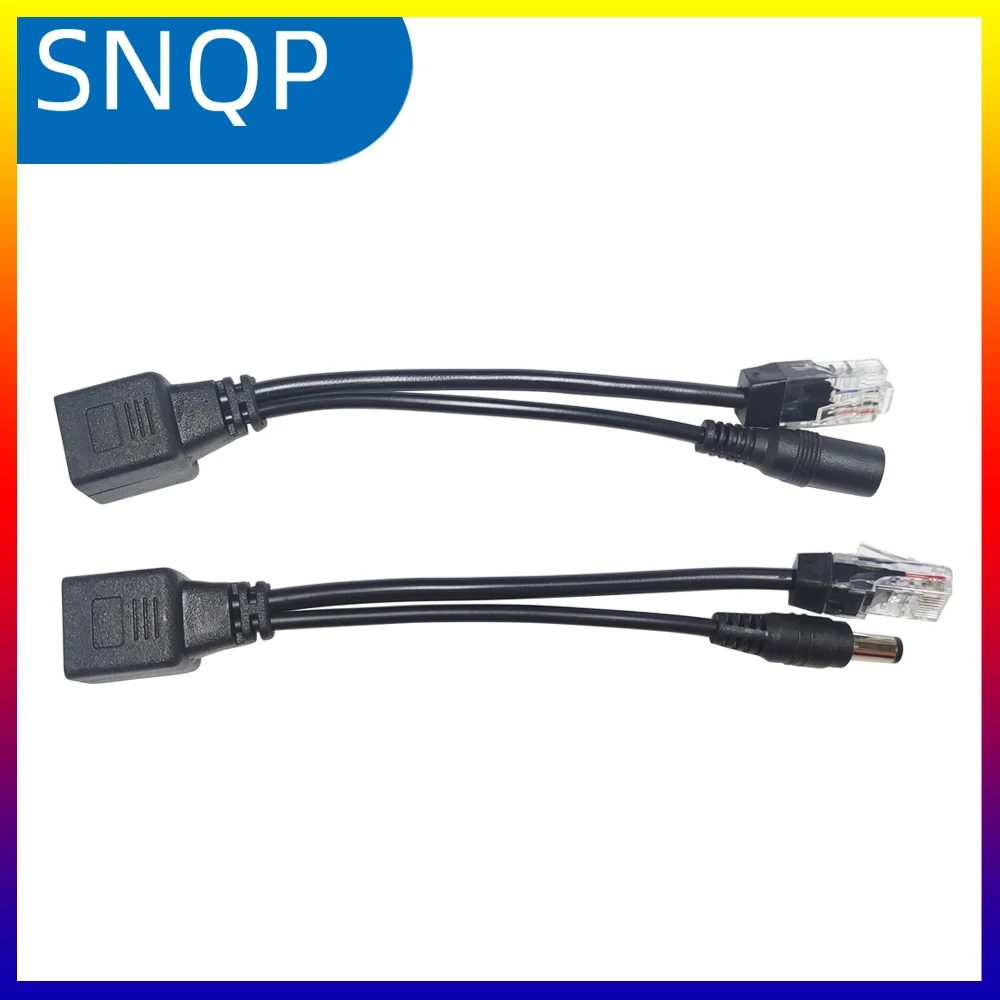 POE Cable Passive Power Over Ethernet Adapter Cable POE Splitter Injector Power Supply Module 12-48v For IP Camera