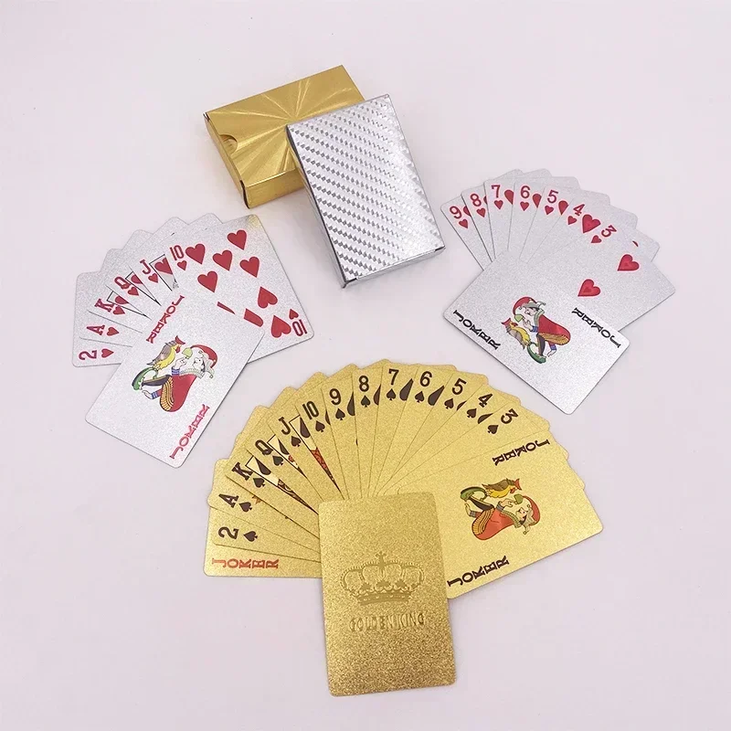 Playing Cards Plastic Playing Cards 24K Gold Playing Cards