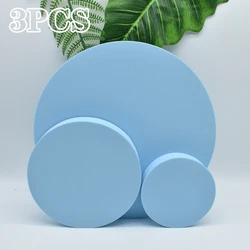 Geometric Sponge Blocks for 3D Scene Decor and Photo Studio Display (Ocean Blue)