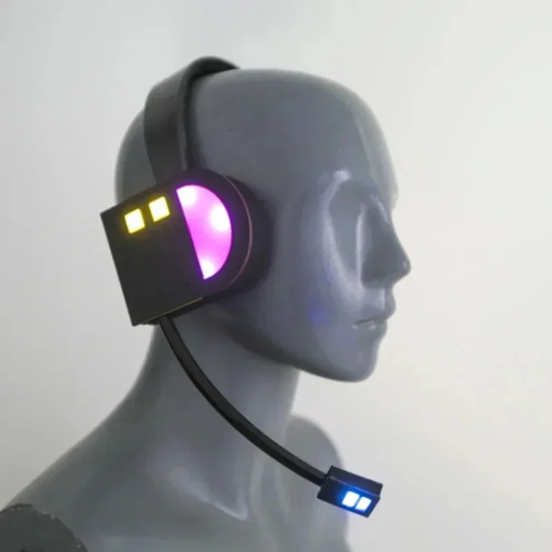 初音ミク LED ヘッドフォン 髪アクセサリー セット コスプレ 初音ミク