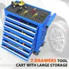 7-Drawer Rolling Tool Chest, Tool Box with Wheels and Drawers, High Capacity Detachable Mobile Tool Storage Cabinet for Workshop 4