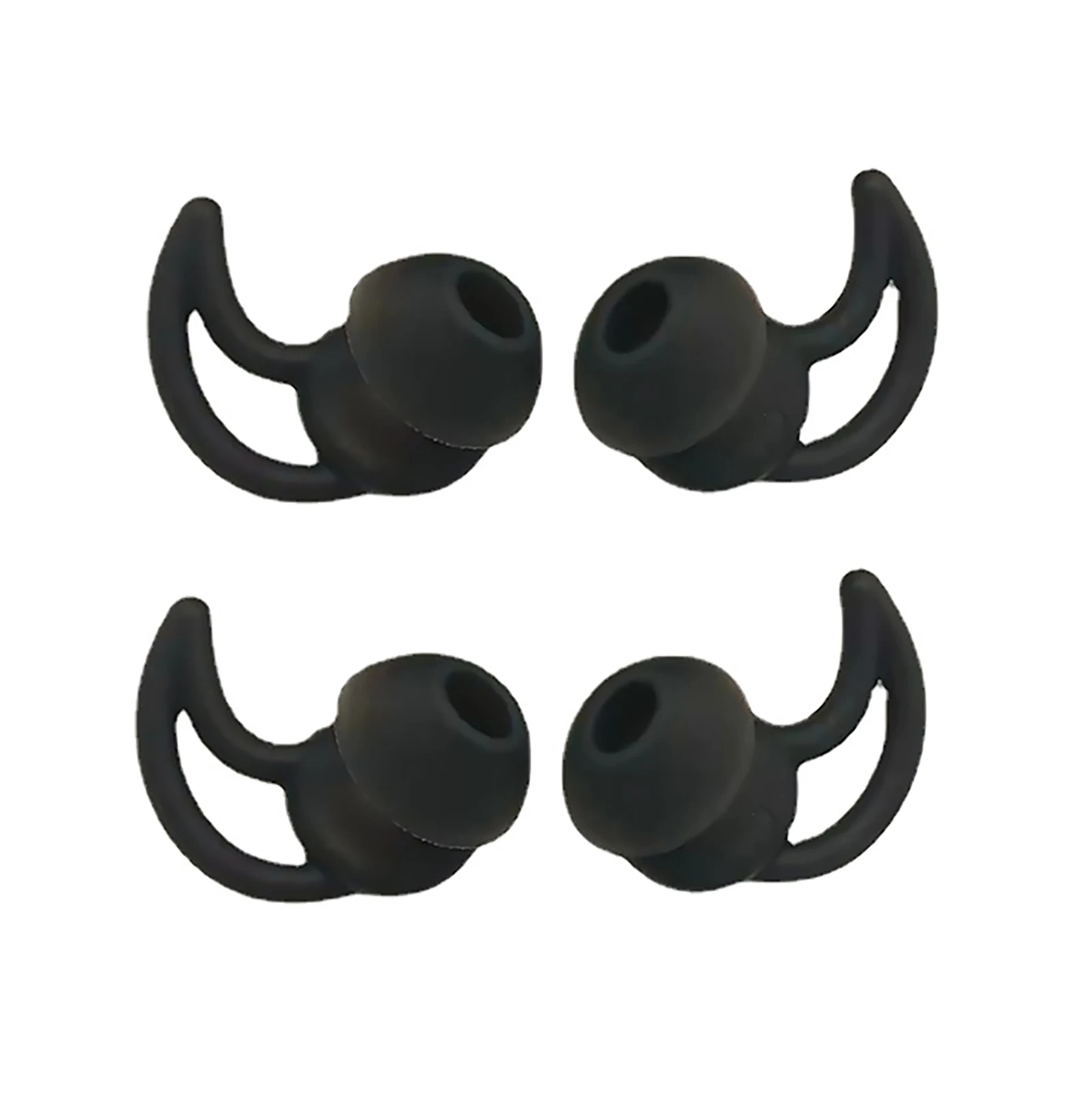 2Pairs Silicone Earbuds Tips Replacement Shark Fin Ear Plug Set