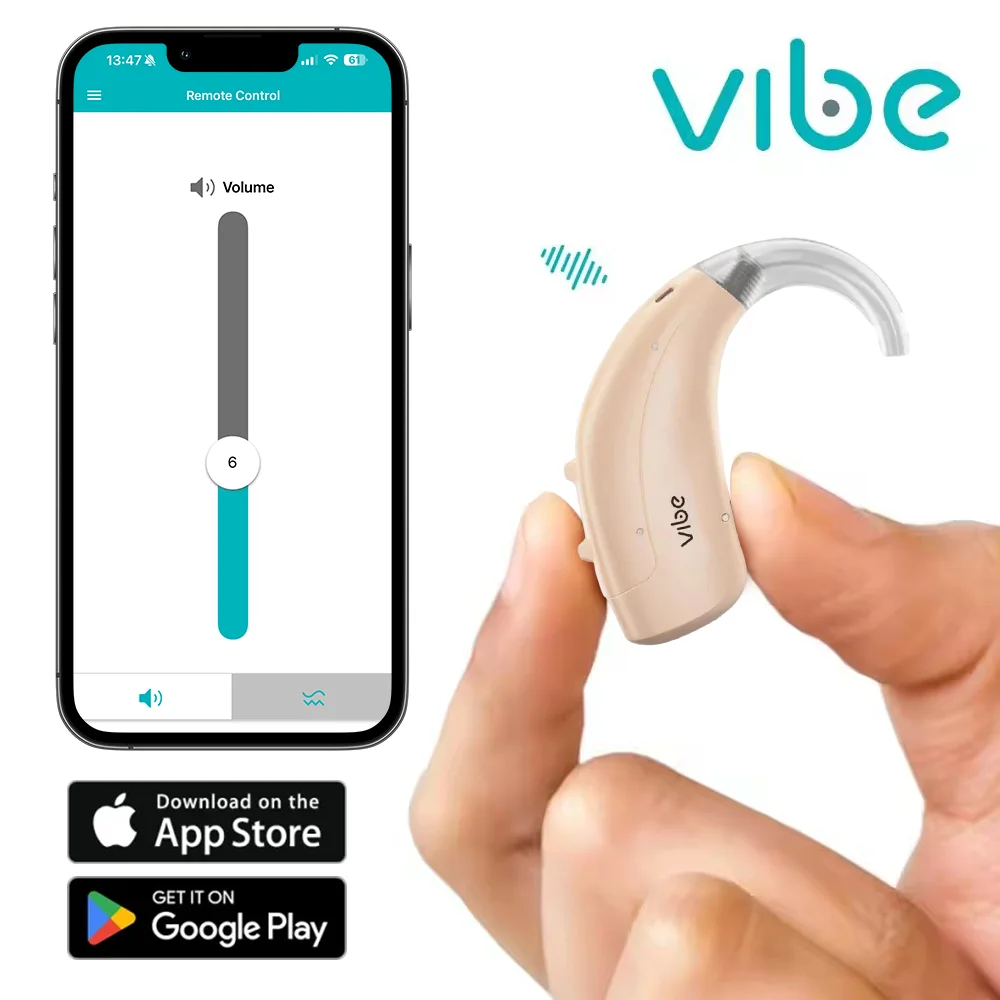 Aparelho Auditivo Vibe P8-SP8 Alta Potência Digital 8 Canais