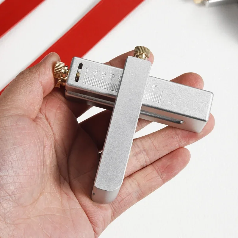Belt Strip Cutter Aluminum Alloy Sandblasting Oxidation Mini Belt Cutter Manual Vegetable Tanning Cutting Leather Craft Tools