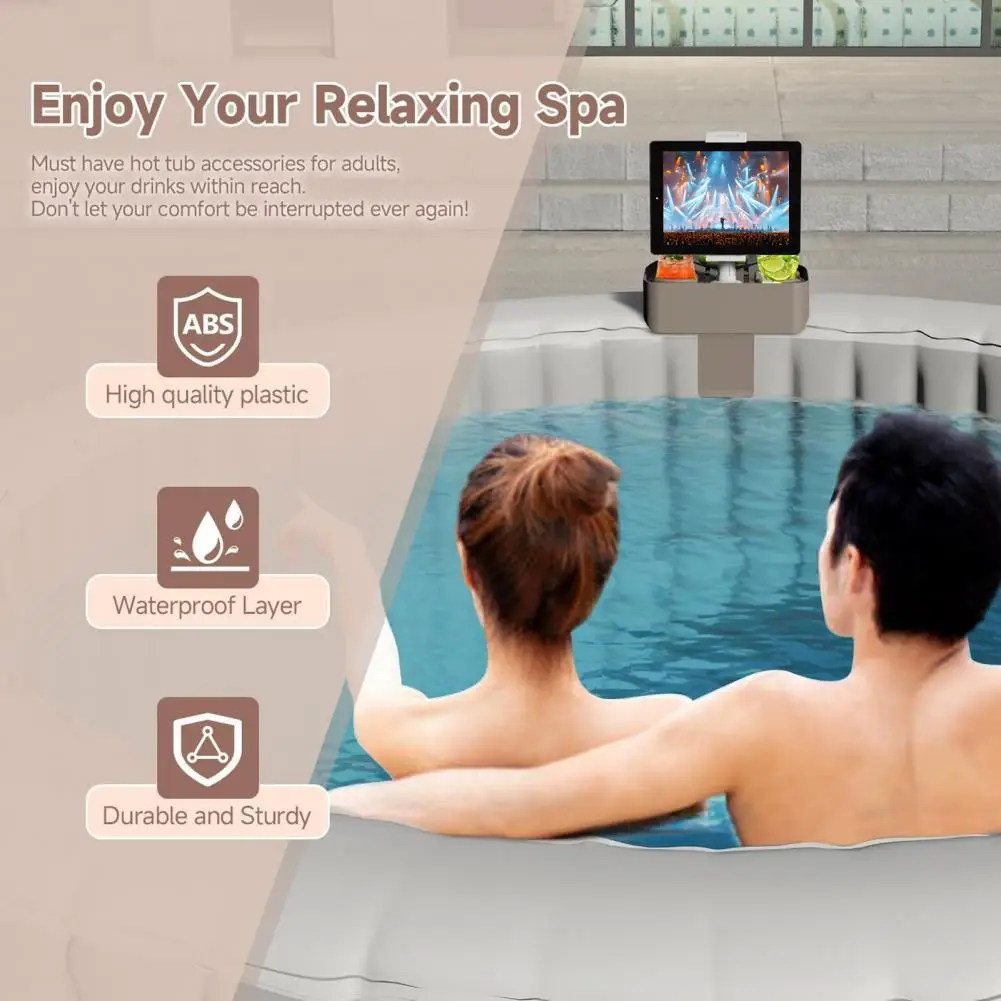 Adjustable Spa Drink Holder Adjustable 3-in-1 Phone Holder Cup - Main Image