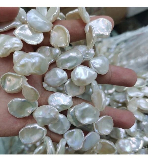 Wholesale Natural Baroque Keshi Pearl Beads 