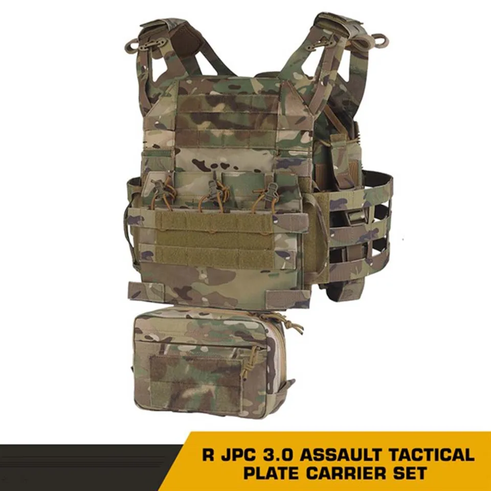 アサルトタクティカルプレートキャリアセット、アウトドアベスト、r