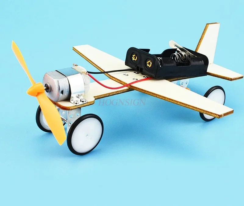 

Wooden gliding aircraft technology small production gizmo homemade aircraft material handmade diy science experiment toys