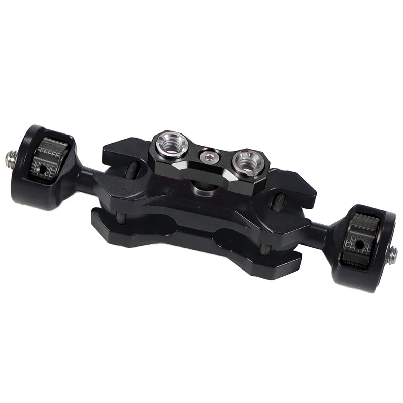 Magic Arm 360 Rotation Double Ball Head with Arri Pin 1/4 3/8 Screw Adapter for
