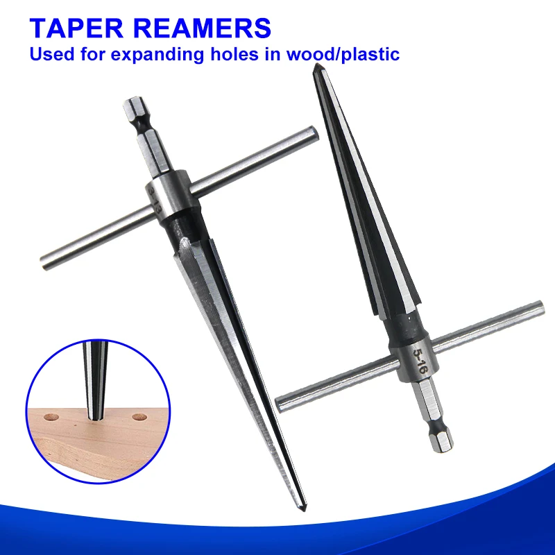 Premium Woodwork Taper Reamer for Drilling and Deburring