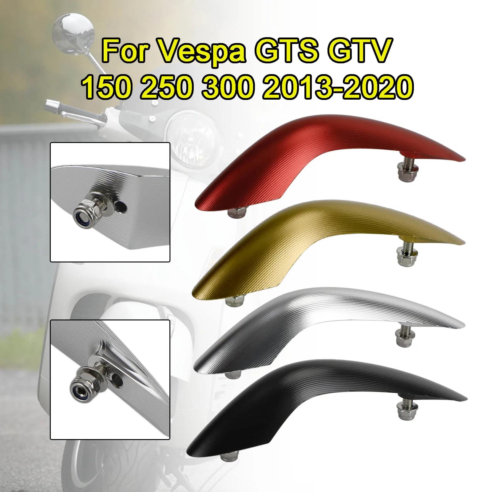 

Переднее брызговик Topteng, брызговик, протектор носа для Vespa GTS 150 250 300 13-20, аксессуары для мотоциклов