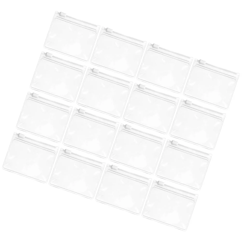 

20Pcs Sealing Bags Zipper Self-lock Bags Portable Bags Multi-use Bags Clear Bags