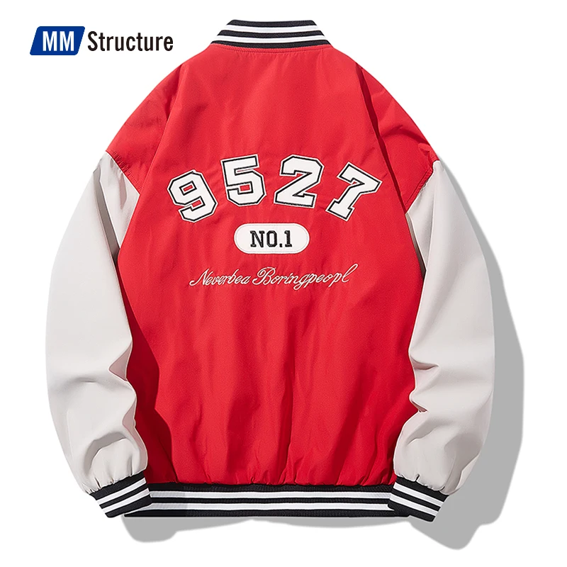 Patchwork Bomber Jackets Men 2022 Autumn Japanese Letters Embroidery Streetwear Harajuku Hip Hop Single Breasted Baseball Jacket