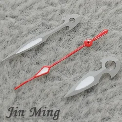 High Quality Super C3 Luminous Fish Design Watch Hands (Silver Red)