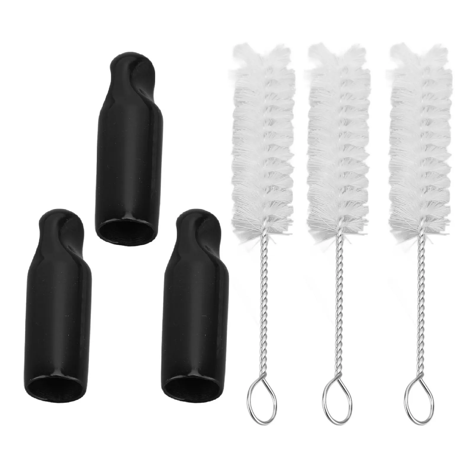30Pcs Beer Tap Cover Rubber Draft Faucet Keg Cap with 5 Cleaning Brushes for Insulated Bucket