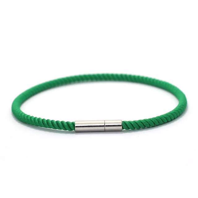 Noter 12 couleurs chanceux rouge chaîne Bracelet unisexe 3 tailles meilleur ami Couple cordon chaîne Bracelet tressé amitié bijoux Joias
