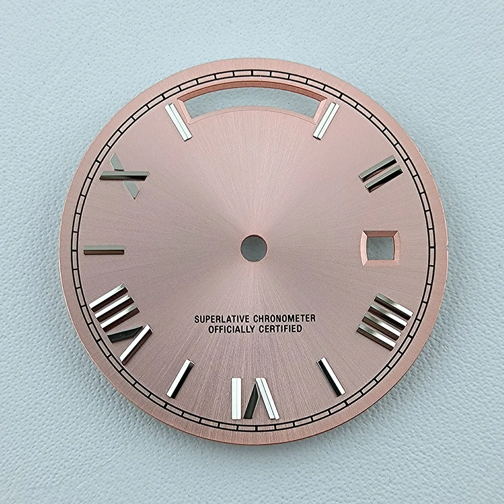 Custom Green Luminous Watch Dial - 31mm Dial for Miyota Movements, Ideal for Watch Repair and Enhancement