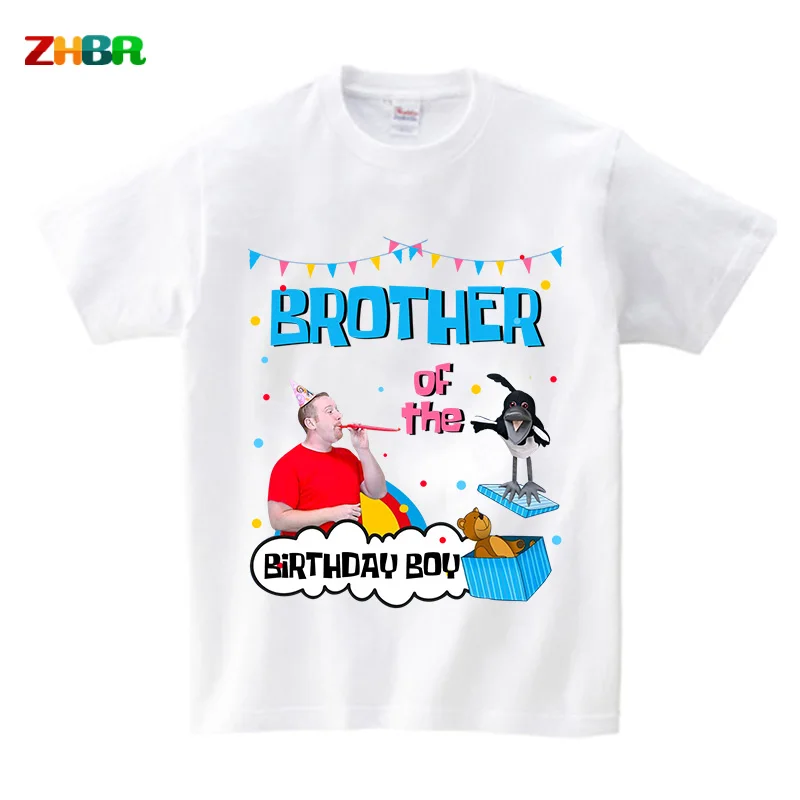 Steve and Maggie Shirt Birthday Boy Shirt Family Matching Outfit Personalized Name Shirt Kids 3rd Birthday Party Children Outfit 5