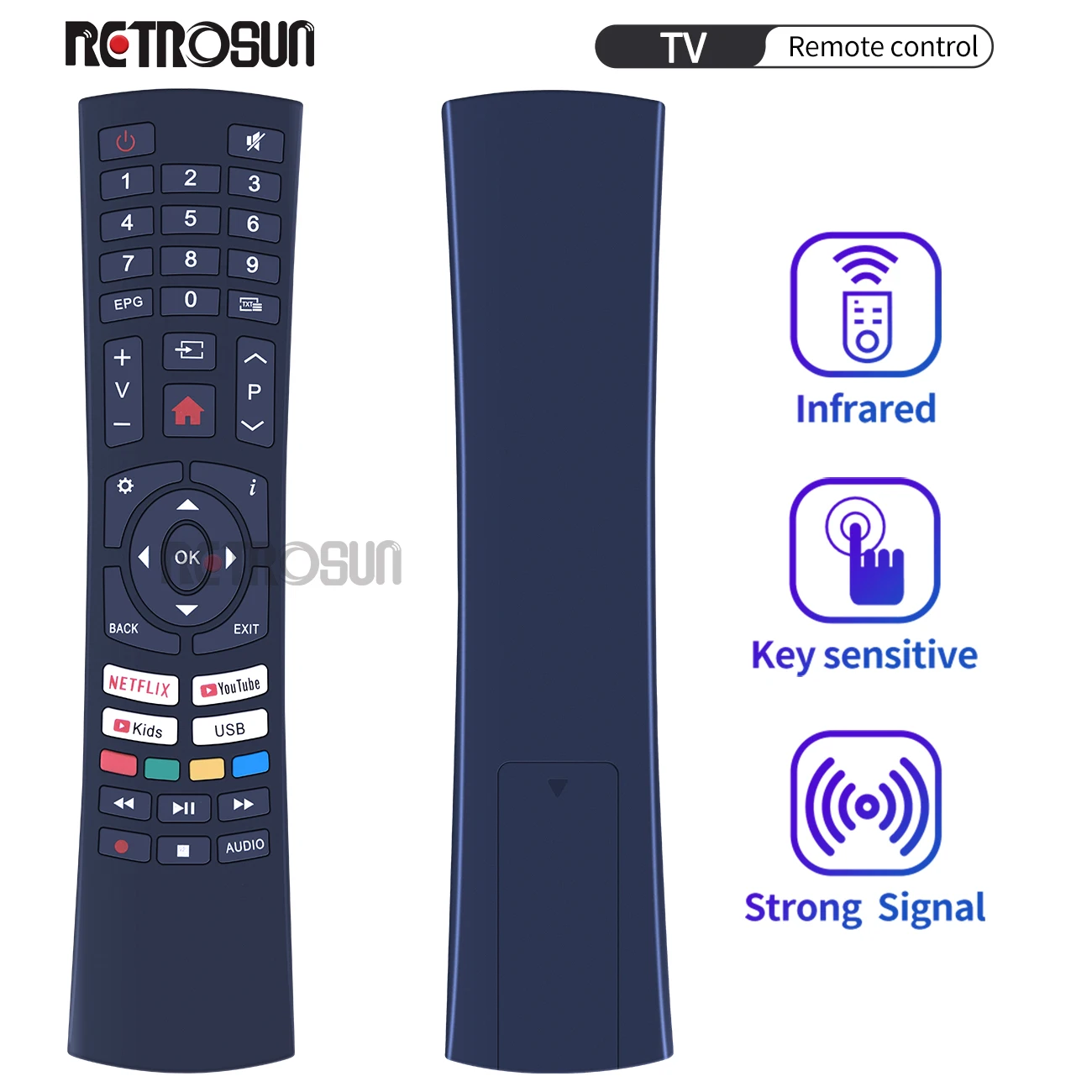 

Новый пульт дистанционного управления для Kogan TV RCKGNTVV003 KALED24EH7500SVA