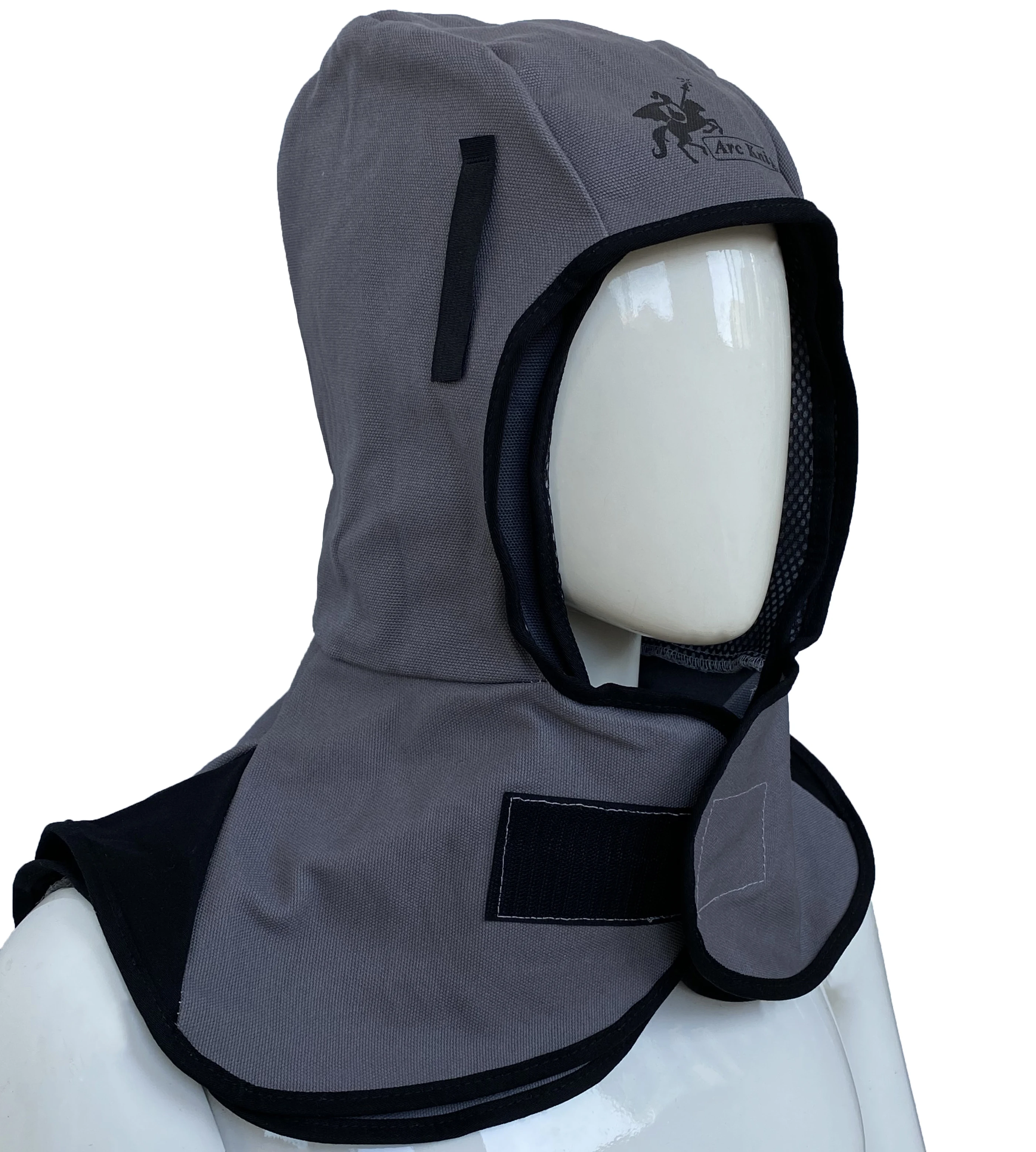 Welding Hats Fire Proof Flame Retardant Cotton Welder Cap Warm Winter Gray Thermal FR Helmet Neck Face Protection Hood welding protective gear