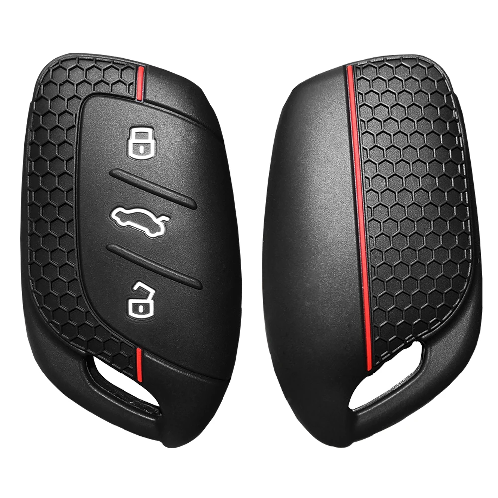 Premium Silicone Car Key Protective Cover - Sleek and Durable Design