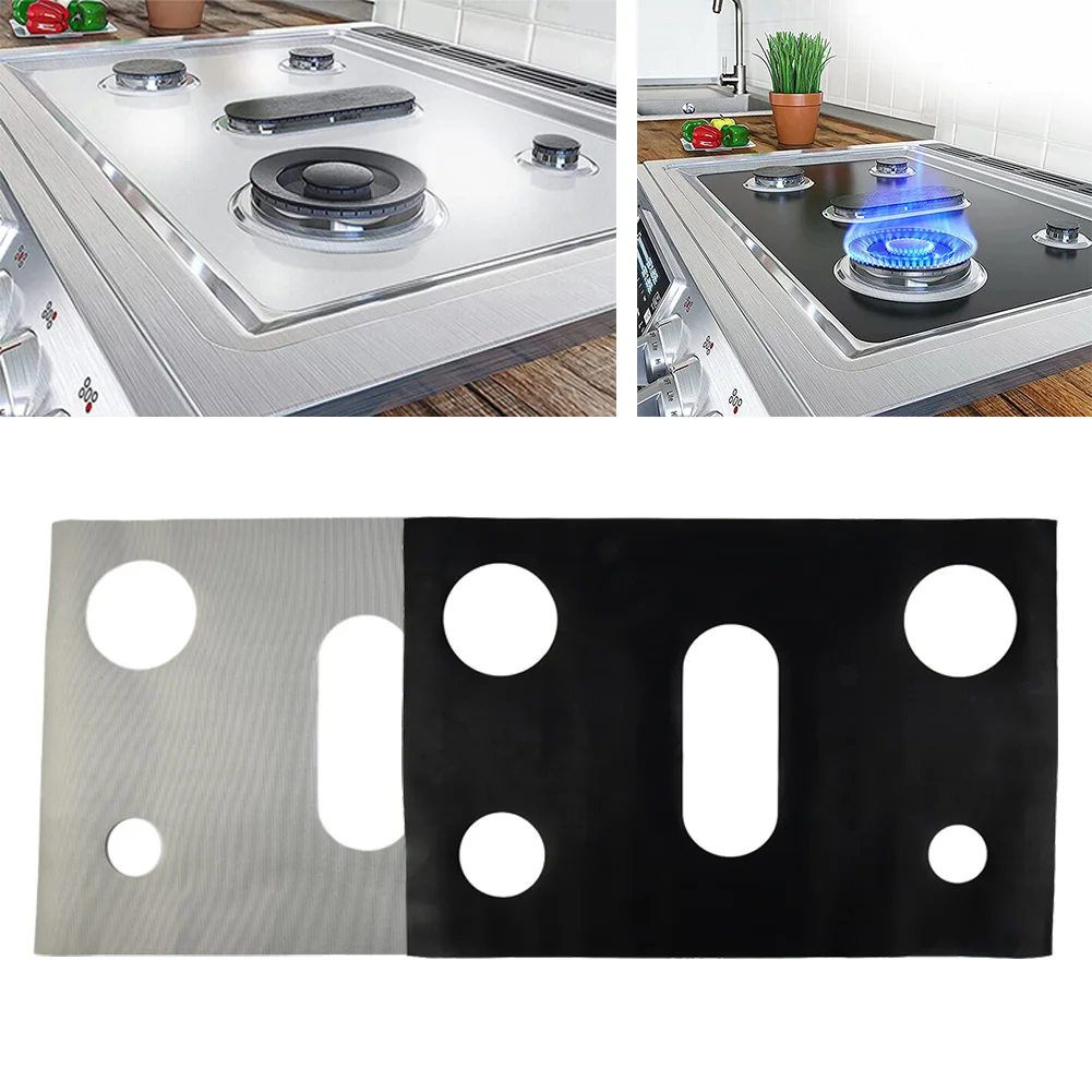 

High Quality Gas Stove Furnace Cleaning Pad 5-Hole Gas Cooker Protector Cover Anti-Oil Stovetop Burner Cooker Protective Mat