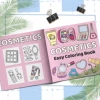 "Adult Picture Book - Pink-Themed Mini Cosmetics Coloring Book: A Beautiful Gift for Relaxation and Creativity 3
