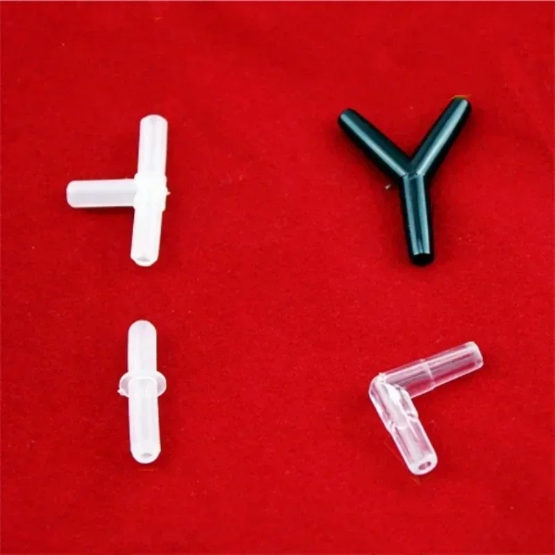 5 Pcs/lot Aquarium Accessories Fish Tank Air Pipe Tube Tee Air Valves Check Reflux Valve Switch Tap 4mm Diameter Hose Trachea