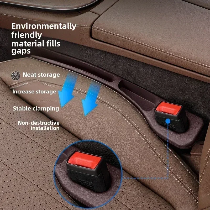 Car Seat Gap Storage Box Cup Holder 2pcs For BMW E90 E60 E46 E39 F30 F10 E87 X3 X4 X5 X1 G30 G20 car seat gap filler door protective film
