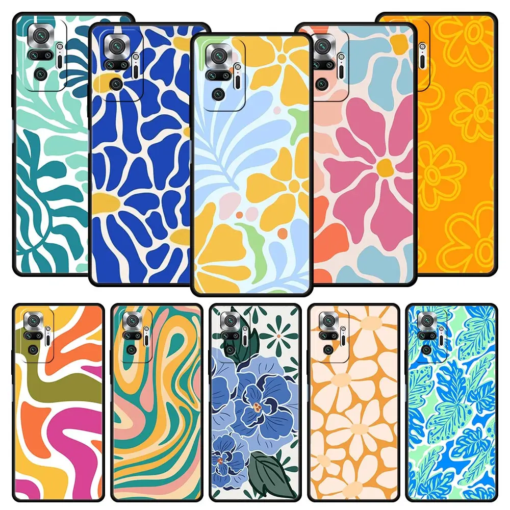 Abstract Flower Market Soft TPU Phone Case