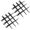 50 Pcs Hose Ground Pole Irrigation Bracket Plastic Pegs Pile Insert Rod System Parts Fixed Garden Support Stakes 1