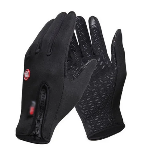 Outdoor Fishing Tackle Fishing Accessories Full Finger Neoprene Winter Non-slip Gloves PU Breathable Leather Warm Carp fishing gloves