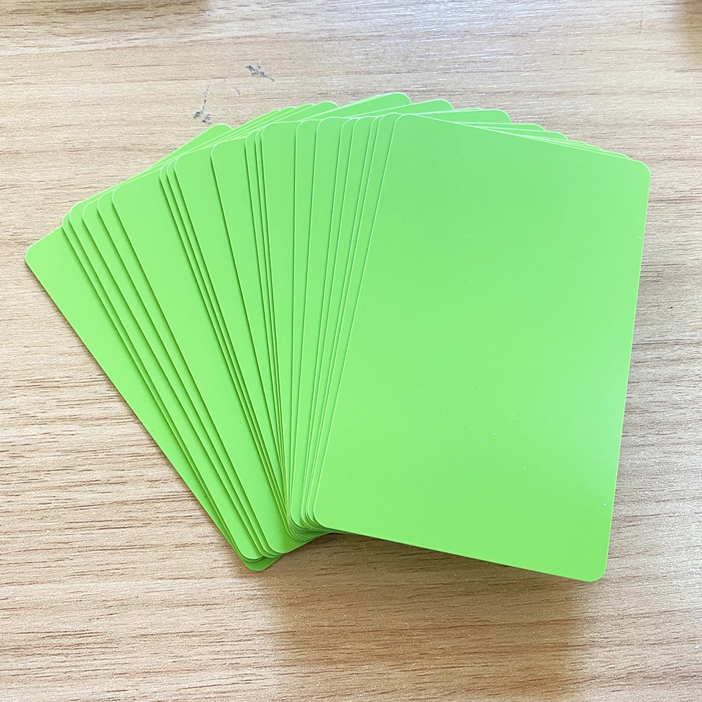 5PCS 13.56Mhz NFC215 504Bytes Blank Colorful PVC NFC Tap Card Smart Digital Social Media NFC Business Cards 5