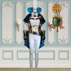 FAKUNTN genshin Cos Qin West Wind Knight Regiment Agent Head Cosplay Performance Comic Show Women's Props