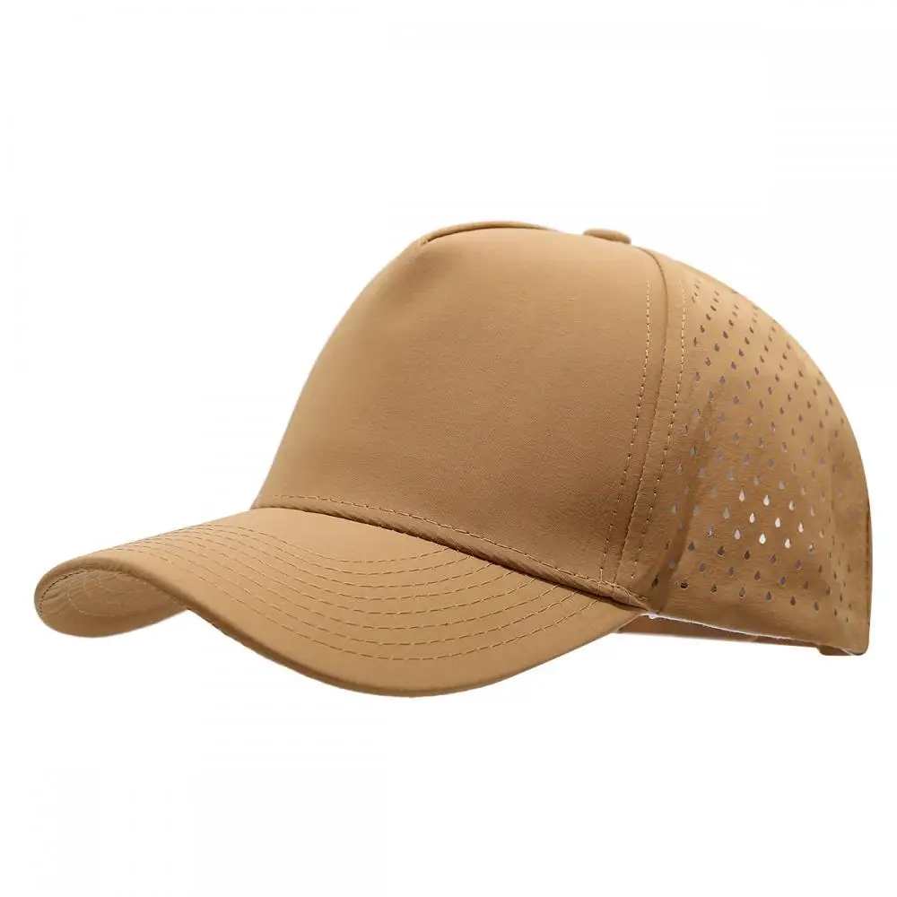 Fünfschichtige Laserperforierte Schnelltrocknende Kappe Atmungsaktive Sport-Visor-Kappe Sommer Wasserdichte Perforierte Trucker-Baseballkappe – Detail 16