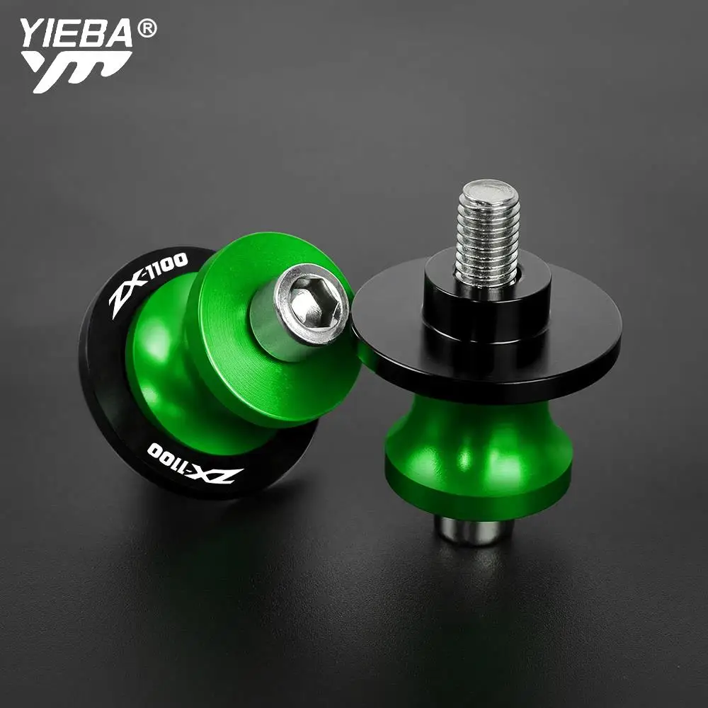 

Motorcycle Aluminum Aluminum Accessories Swingarm Spools slider 8M/10M stand screws For KAWASAKI ZX1100 Ninja ZX 1100 ZX-11000