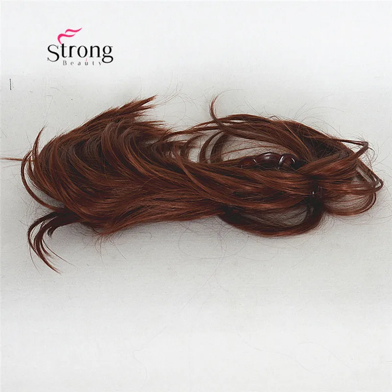 12 Inch Adjustable Messy Style Ponytail Hair Extension Synthetic Hair-Piece with Jaw Claw COLOUR CHOICES fake hair extensions