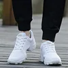 Dance Shoes Man Ladies Modern Soft Outsole Jazz Sneakers Leather Mesh Breathable Lightweight Female Dancing Fitness Shoes Sport 6