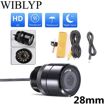Telecamera per retromarcia per auto telecamera per retromarcia universale da 28MM HD per visione notturna CCD per auto impermeabile con cavo Video da 6M