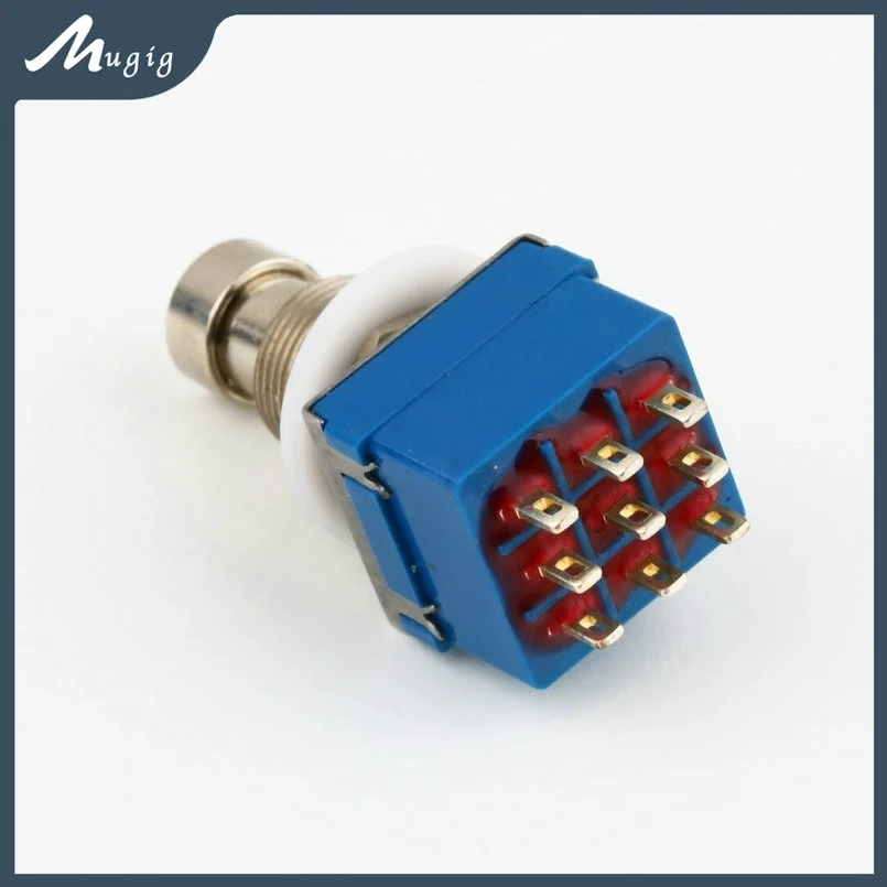 Assortiti 9 Pin 3Pdt Guitarra Effetti Pedali Stomp Interruttore A Pedale Vero Bypass Per Electro-Harmonix T Rex Retro Mini Effetto Pedale Fai Da Te