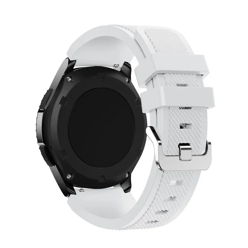 Adjustable Silicone Watch Band - 20mm/22mm Strap
