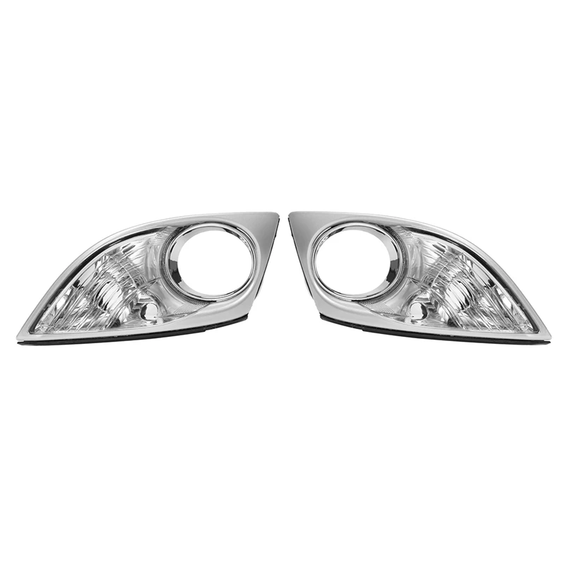 

1 Pair Front Bumper Corner Light Cover Fog Light Cover Fog Lamp Hood For Mazda CX7 CX-7 2009-2011