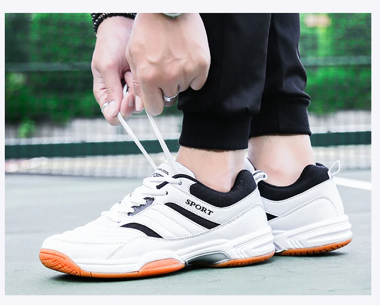 Description Picture 5 of itemHigh quality Tennis Shoes For Men Breathable Outdoor Sports Tennis Gym Woman Badminton Sneakers Unisex Volleyball Shoes Big size