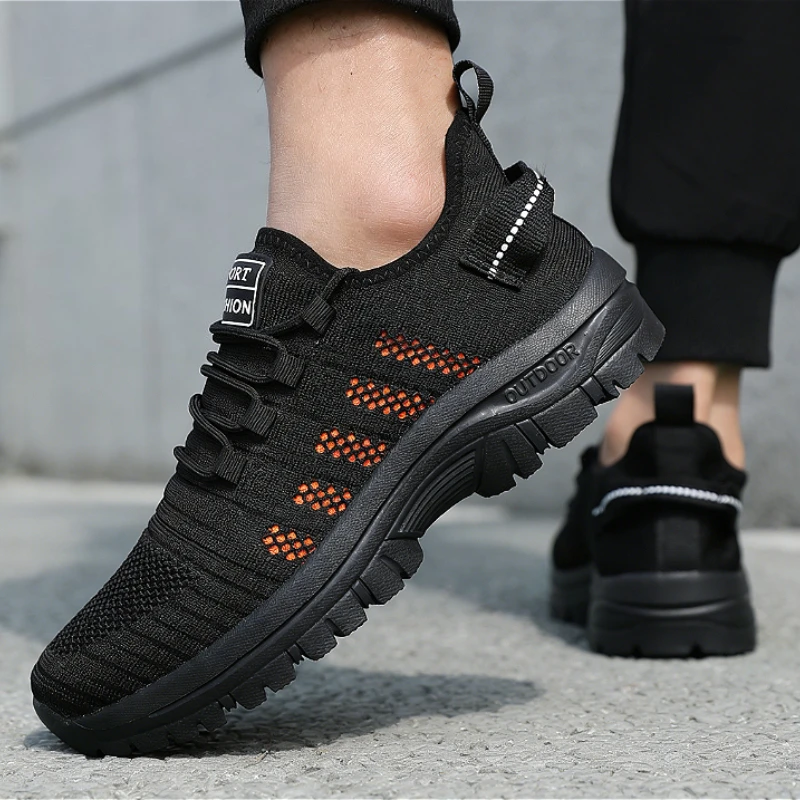 Running Shoes Men Breathable Mesh Light Casual Sneakers Versatile Non Slip Lace Up Shoe Multi Activity Affordable Free Shipping
