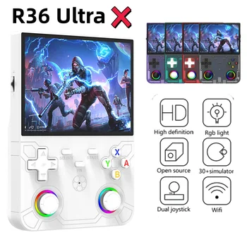 Nuova Console Portatile R36 Ultra X per Videogiochi Retrò, Schermo IPS, 128GB di Giochi Preinstallati, Lettore Tascabile con Sistema Linux