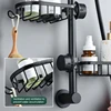 Bathroom Faucet Storage Rack Shower Rack Bathroom Organization Shower Basket Soap Holder Shower Accessories Bathroom Shelves 3